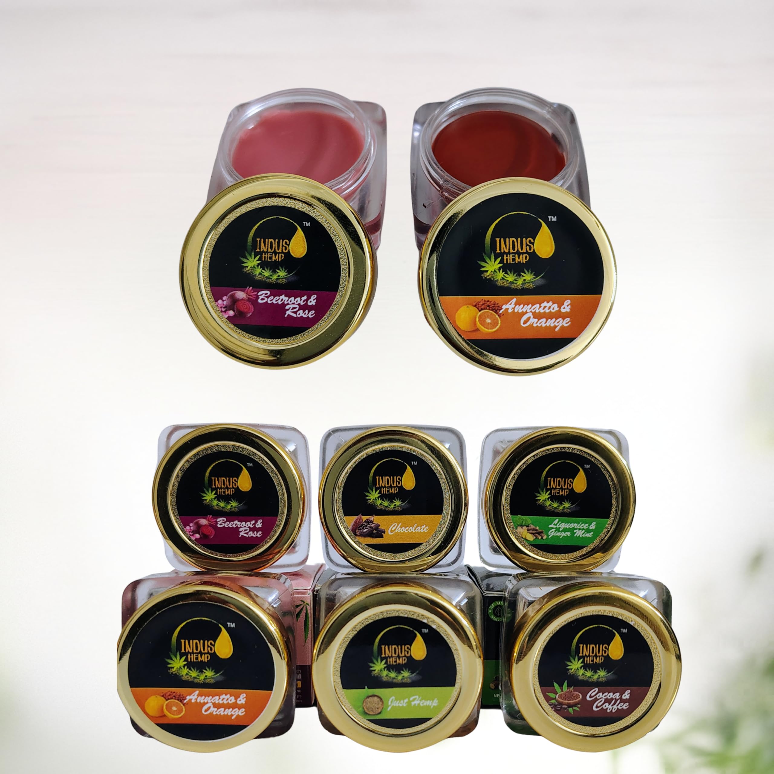 Lip Balm Combo Pack | Made with Hemp Hearts Oil | Restores Dehydrated Lips | Extra Soothing | Smooth & Bright Lips | Long Hours Hydration | 5g Each (Set of 2) (5g, Annatto & Orange + Beetroot & Rose)-image-25