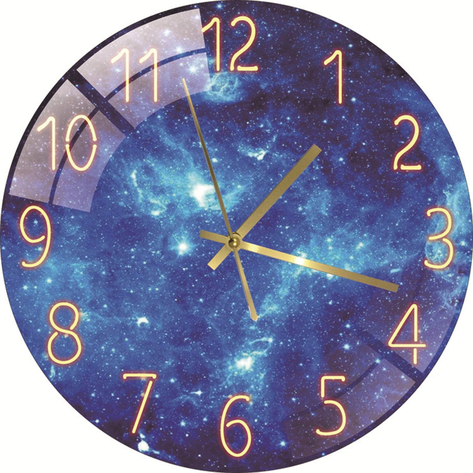 Horloge haut de gamme en plexiglas ZJ design minimaliste 30cm