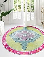 Vista 31 de Unique Loom Timeless Collection - Alfombra de área - Thomas (2' x 3' 1" ovalada, negro y blanco/gris)