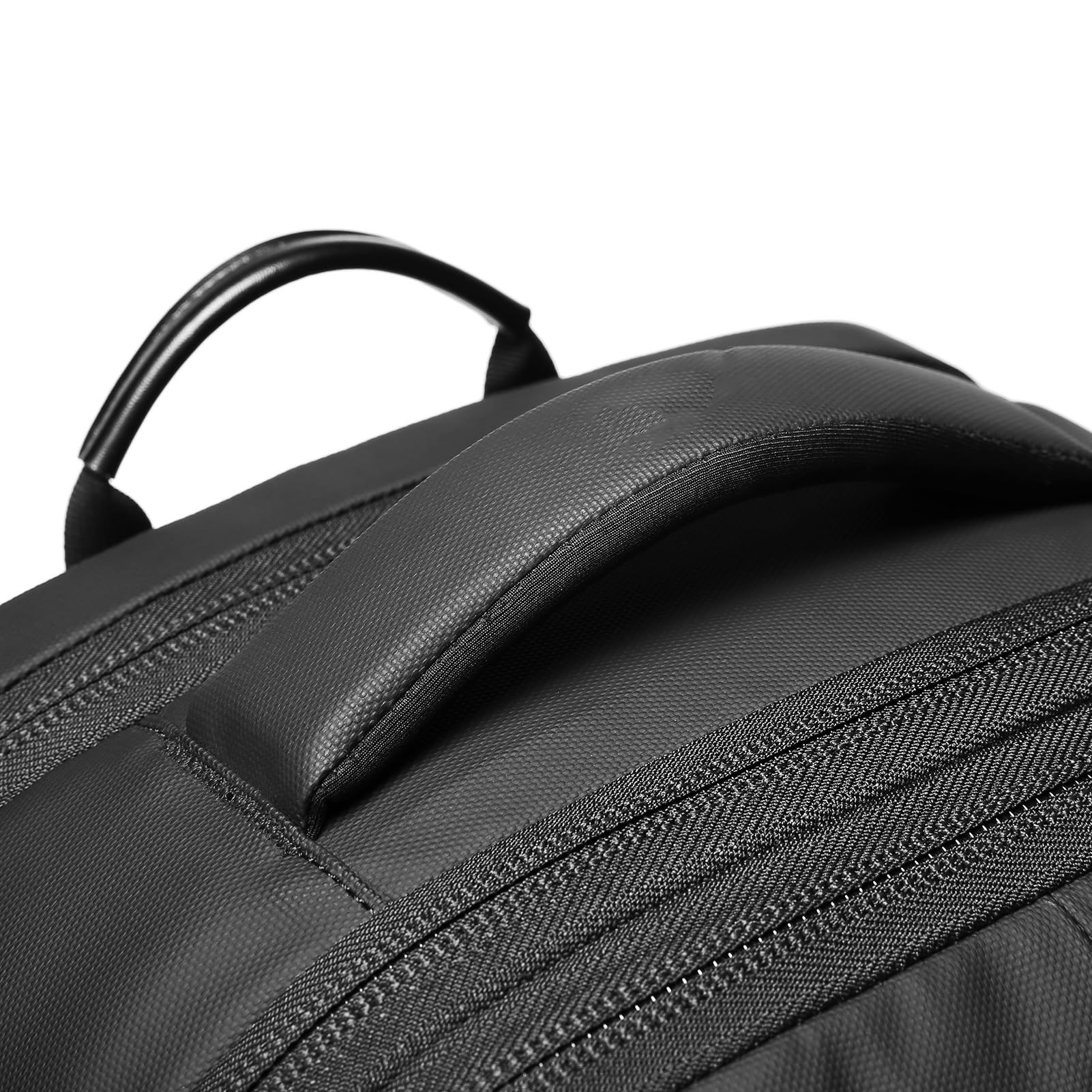 Jectse Zaino a Compressione con Chiusura Sottovuoto Zaino da Viaggio Espandibile Antipioggia per Affari da 25 a 60 Litri, Scomparto per Laptop per Viaggiatori D'affari (BLACK)