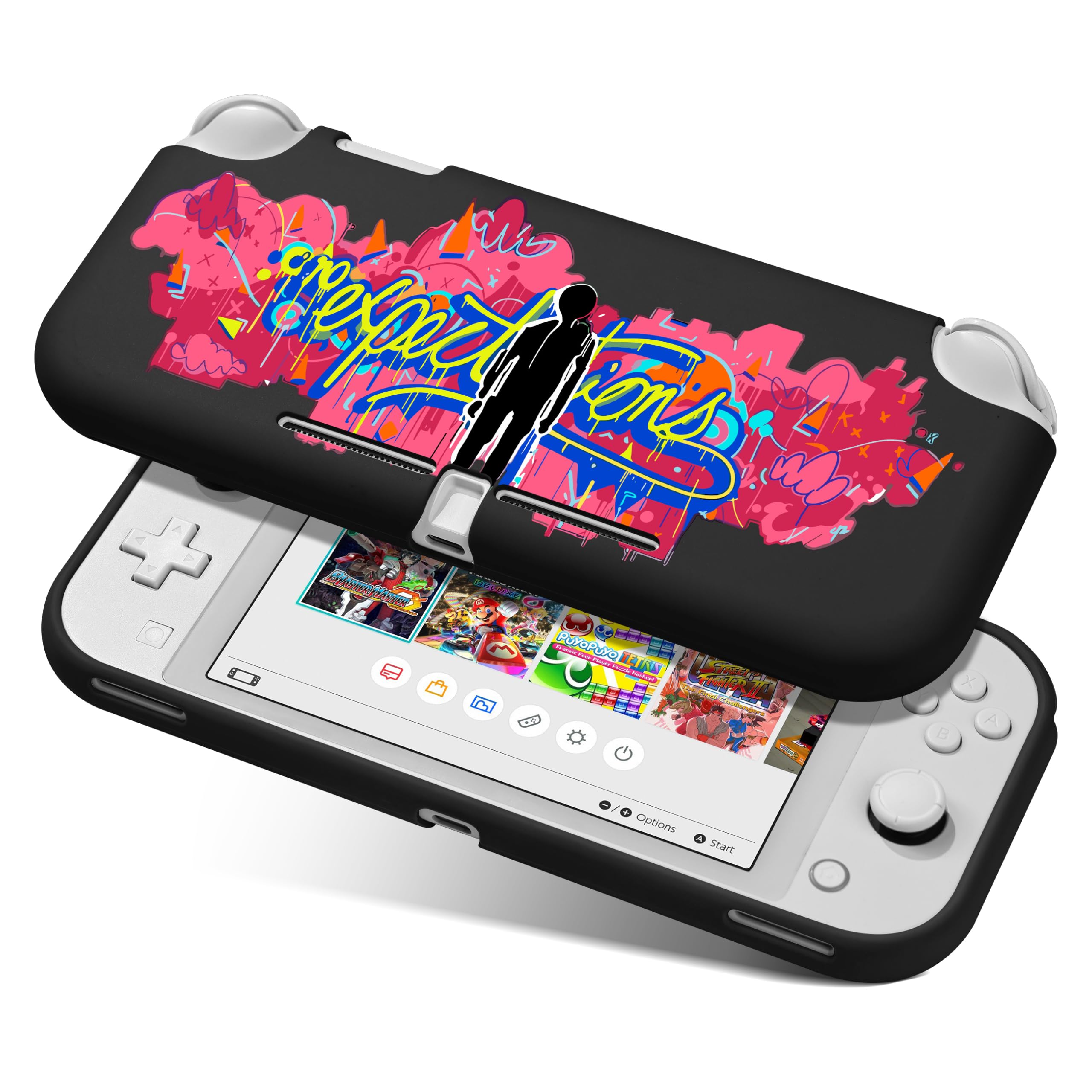 Xcitifun Protective Case Designed for Nintendo Switch Lite Soft TPU Cases for Girls Boys Kids Cute Kawaii Character Cartoon Protect Shell Compatible