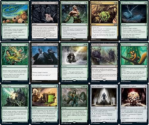 Miniatura 4 de Elite Squirrel/Token Commander Deck – Chatterfang – Golgari – Negro Verde – EDH – 100 cartas – Magic The Gathering Deck – Muy fuerte