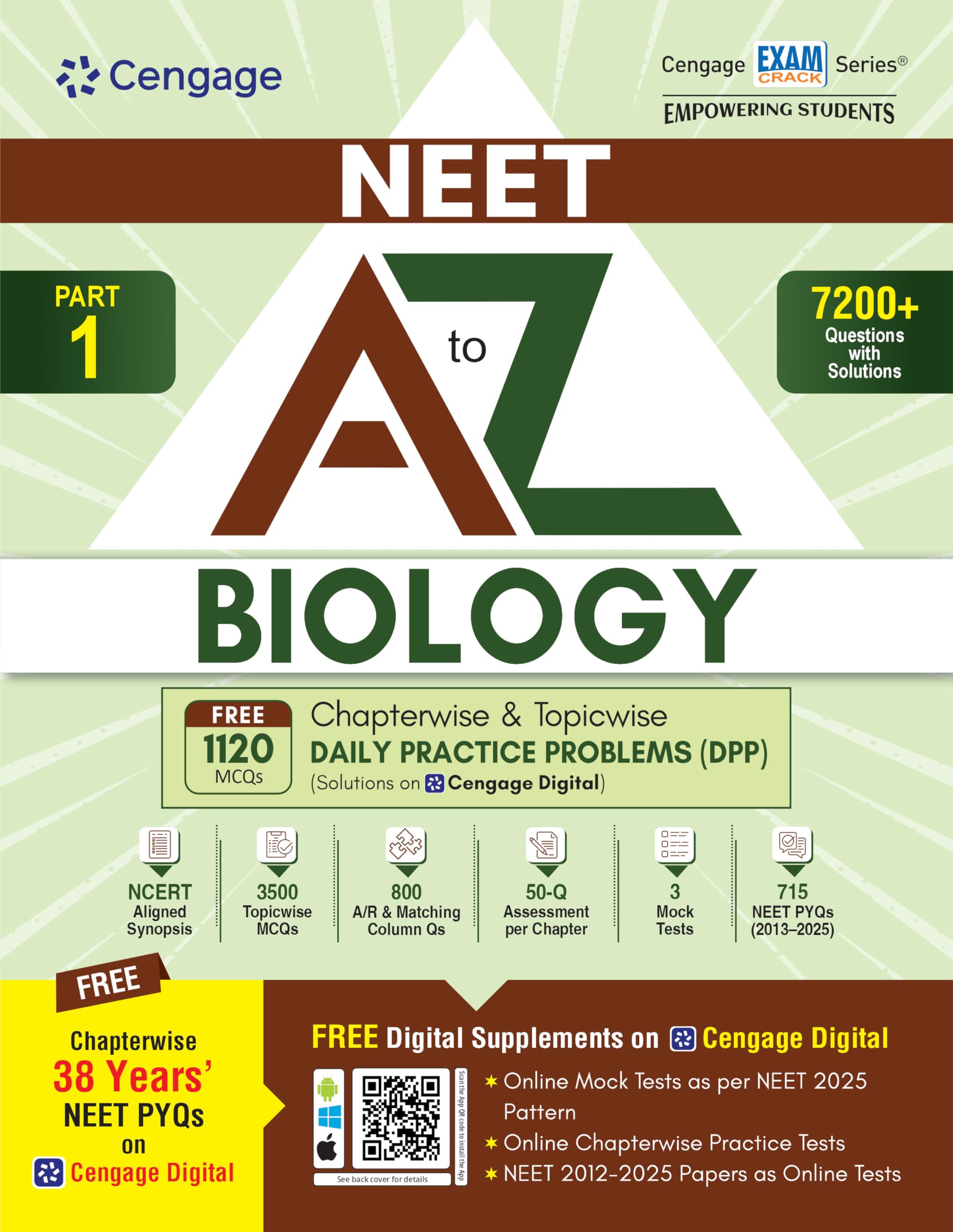 Buy Cengage NEET A to Z Biology: Part 1 Book Online at Low Prices