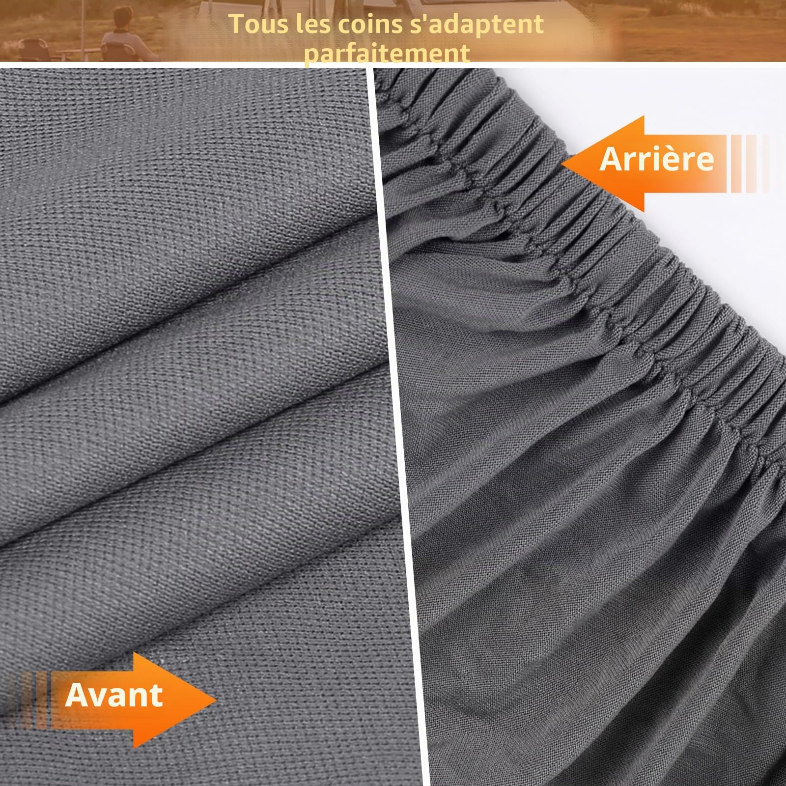 Drap-Housse pour Camping-Car Replacement pour VW T6.1 California/Pop Up Roof, Drap-Housse élastique pour lit arrière, lit Mezzanine, Toit relevable, lit Pliant