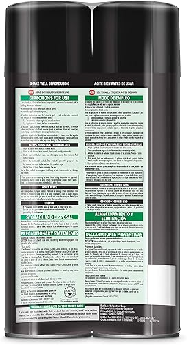 Miniatura 7 de Spectracide Bug Stop Home Barrier, Kills Ants & Wasp, Hornet and Insects Killer, Kills Wasps & Hornets, 2 Count, 20 Ounce (Aerosol Spray)