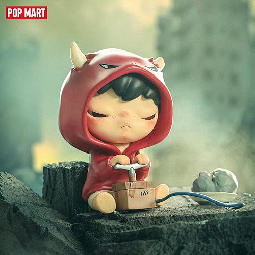 Miniatura 4 de POP MART Hirono Mime - Figuras de caja ciega, juguetes misteriosos de diseño aleatorio para decoración moderna del hogar, juego de juguetes