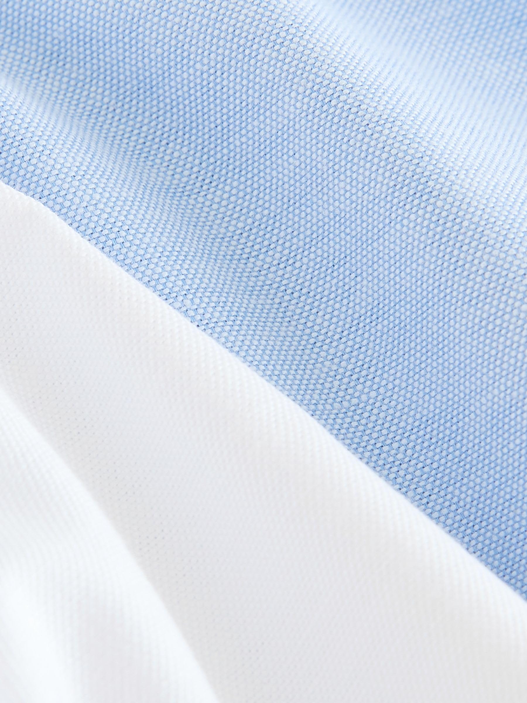 NEXT Niños Pack de 2 Camisas Oxford de Manga Corta con Alto Contenido de algodón