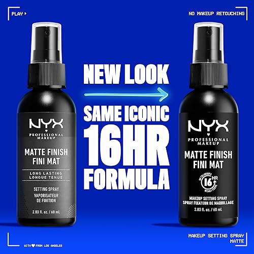 Miniatura 2 de NYX PROFESSIONAL MAKEUP - Spray fijador de maquillaje, acabado mate, tamaño jumbo, fórmula vegana de larga duración