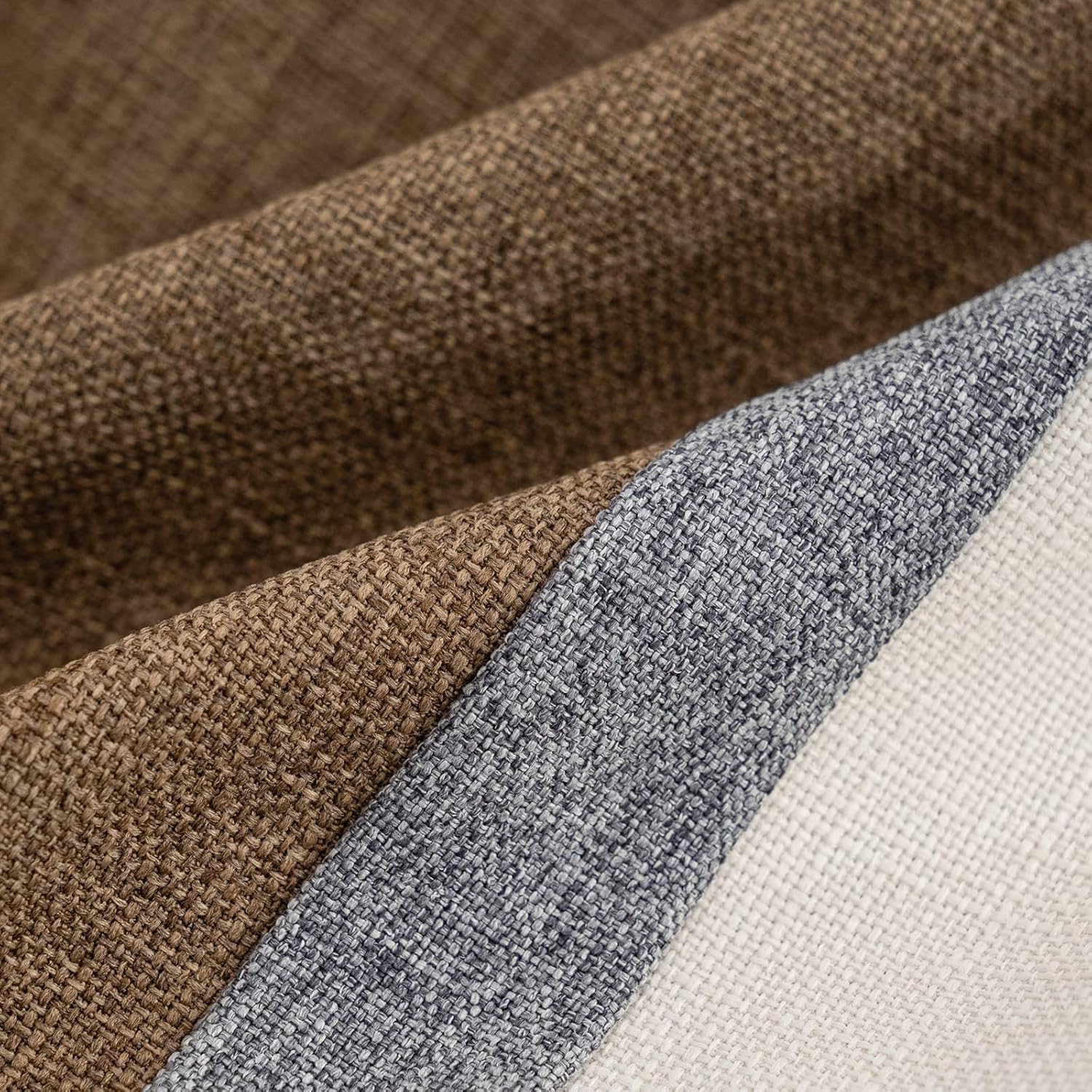 Yangest Patchwork Pillow Cover 12x20 Inch Luxury Cotton and Linen Cushion Cover Rectangle Pillowcover for Couch Bedroom Living Room,Brown - Image 3