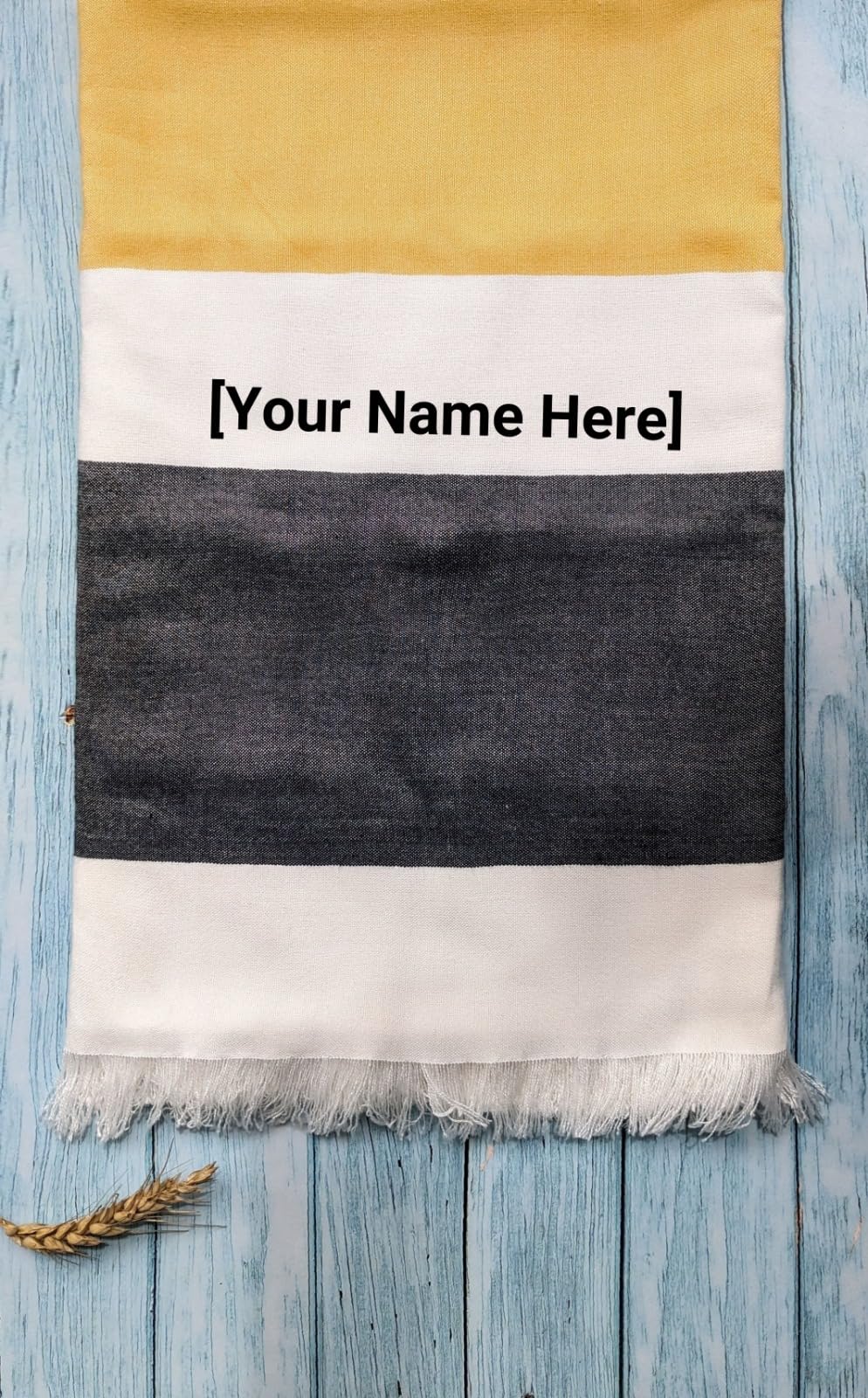 madake Personalize Bamboo Towel | Customize Your Stylish Thin Turkish Bath Towel with Name or Embroidery|Super Absorbent, Anti Bacterial|Add Personal Touch to Your Gifts|for Men and Women