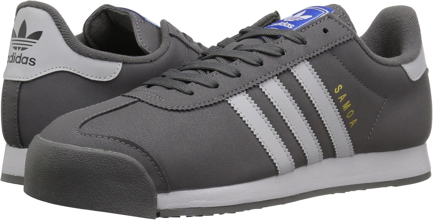 adidas Originals Men's Samoa Retro Sneaker Running Shoe, Granite/LGH Solid Grey/Satellite, (12 M US)