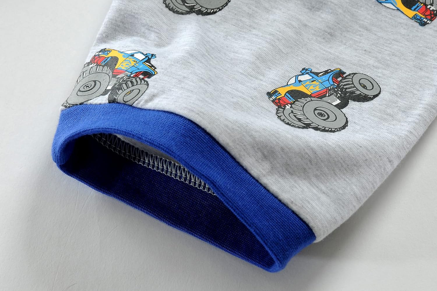 Little Hand Boy Pajamas Set Short Pjs Toddler Monster Truck Sleepwear Cotton Excavator Jammies Summer Clothes 2-7 Years - Image 6