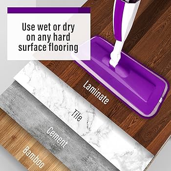 MOPです Amazon.com: Mops for Floor Cleaning Wet Spray Mop with 14 oz