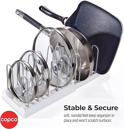 Miniatura 6 de Copco Organizador de tapa, 10.9 x 6.2 x 6.7 pulgadas, blanco