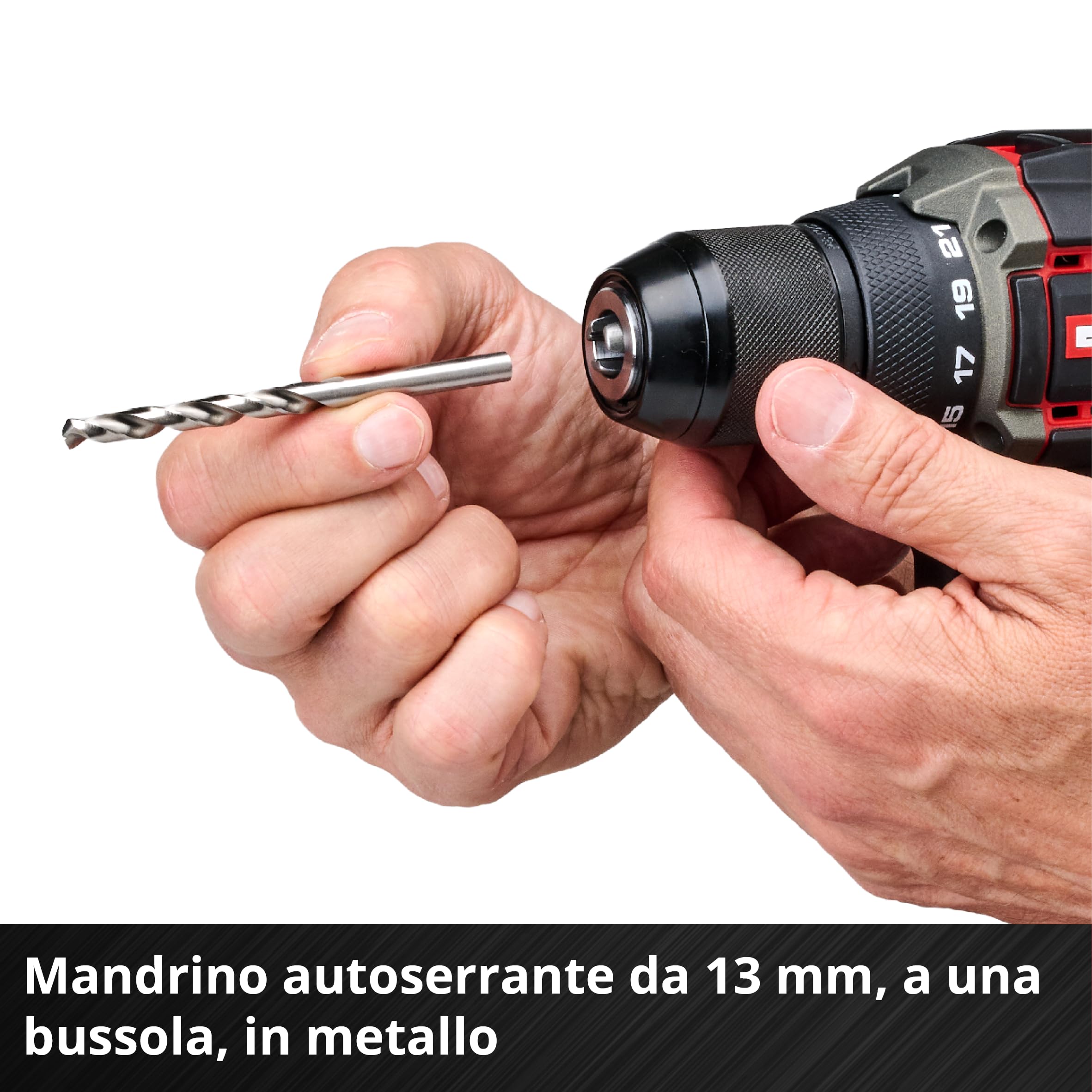 Trapano avvitatore a batteria Einhell Professional TP-CD 18/80 Li BL-Solo Power X-Change (18 V, Brushless, 70 Nm, mandrino 13 mm, 2 velocità, 19 livelli di coppia, punta, senza batteria)