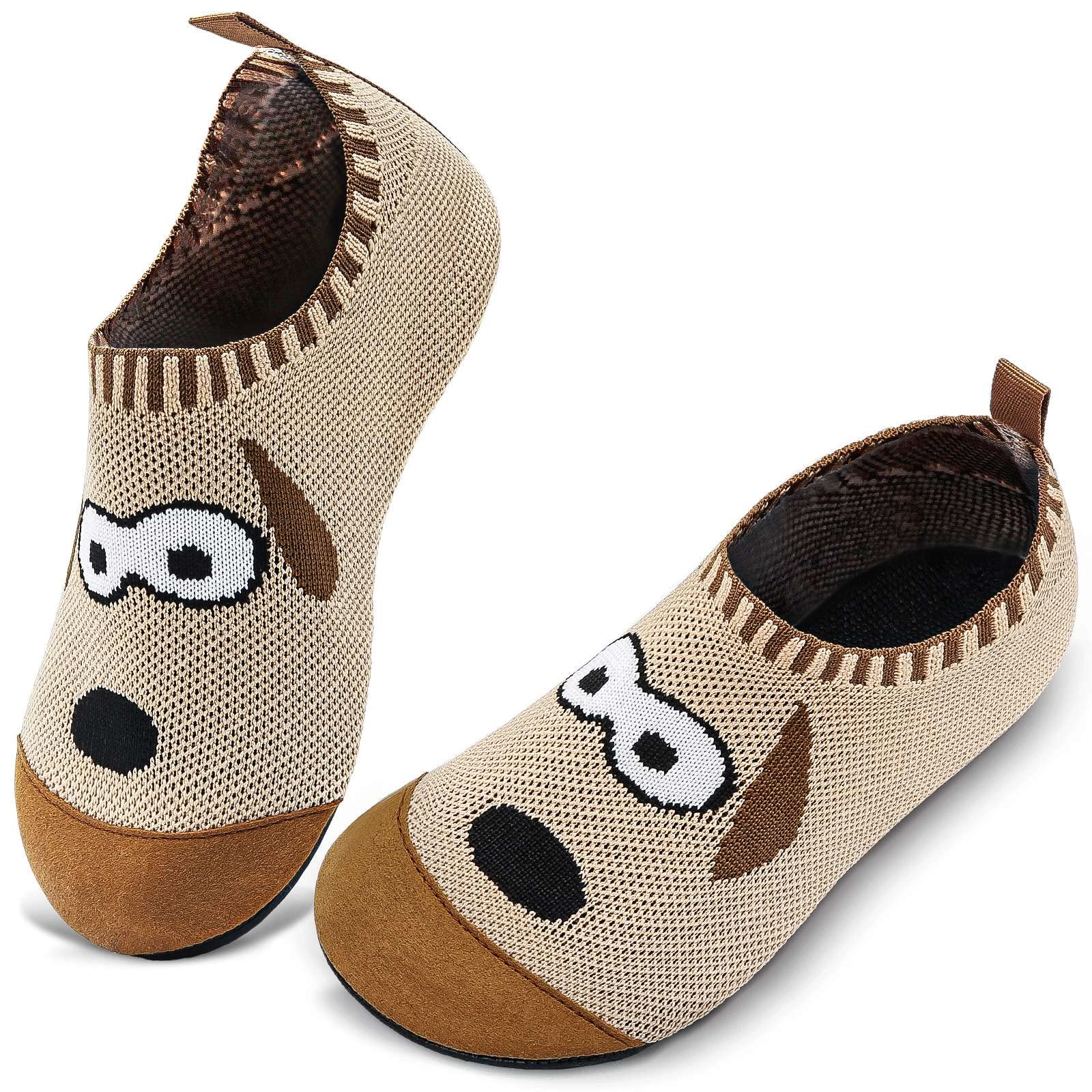 WateLves Pantofole per Bambini Unisex Scarpe a Magli Antiscivolo Ciabatte da Casa per danno la sensazione di camminare a piedi nudi Antiscivolo & Leggero