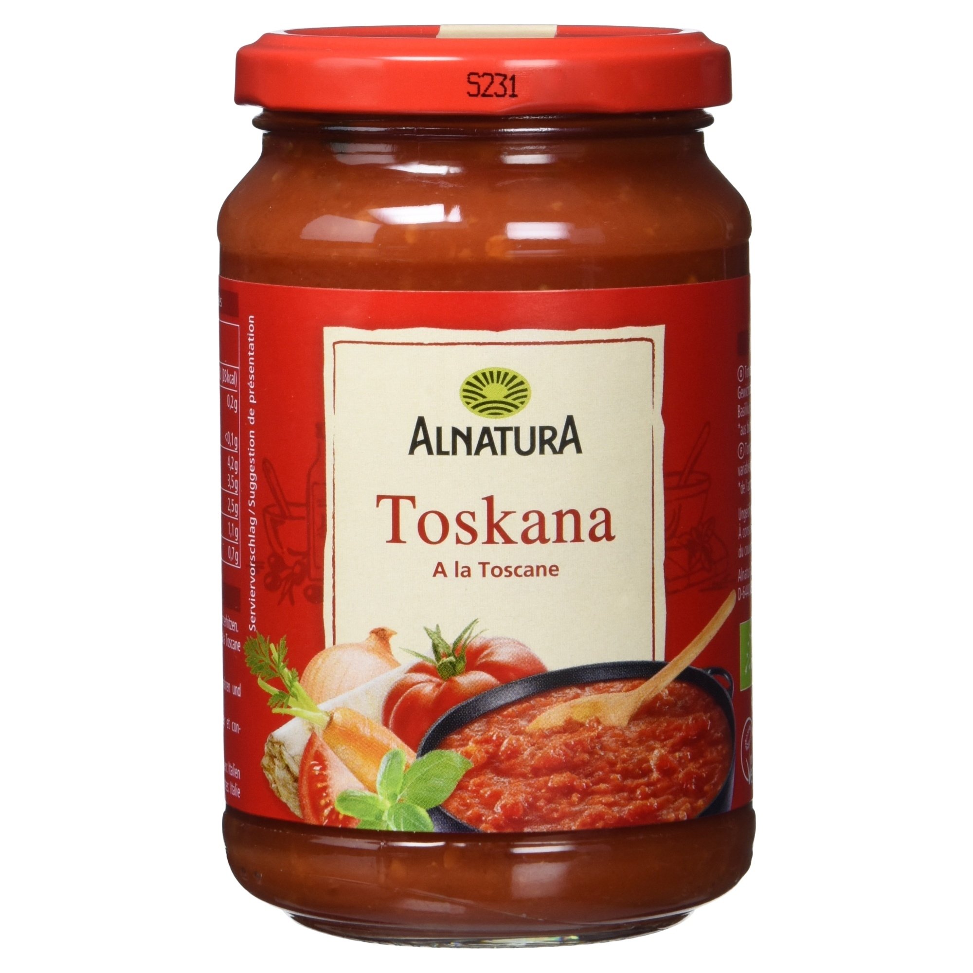 Alnatura Bio Tomatensauce Toscana, 1 x 325 ml