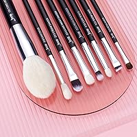 Vista 9 de Jessup 25pcs Professional Makeup Brush Set Foundation Powder Concealer Eyeshadow Blending Blush Highlighter Natural-Synthetic Hair Brushes