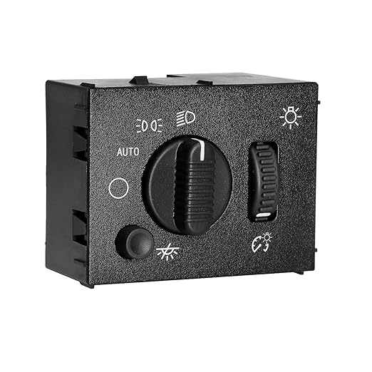 Headlight Switch Headlamp Dimmer Switch Greenish LED Light