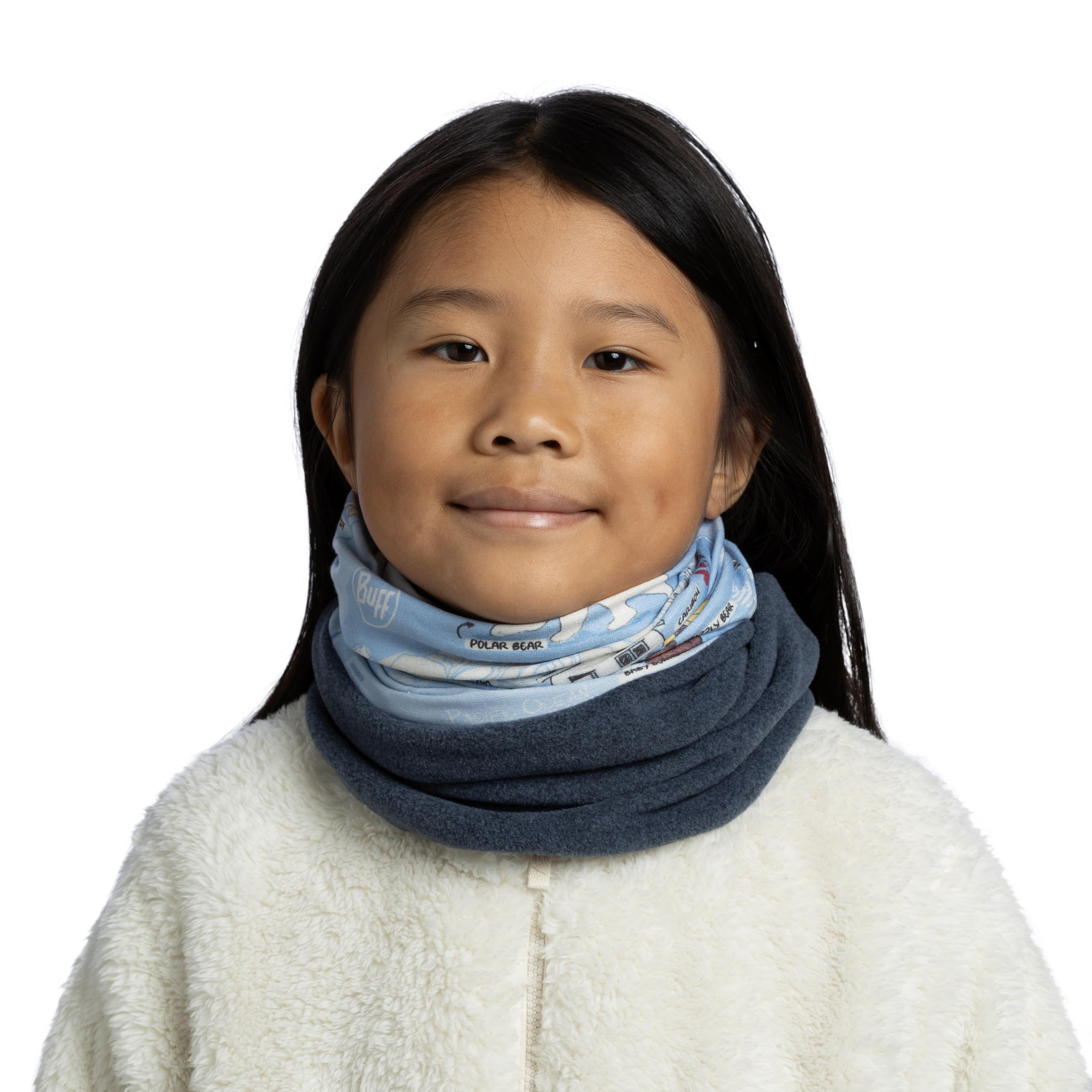 Buff®| Polar Multifunktionstuch Tour de cou Garçon Fille, Multifonctionnel, Chaud, Doublure, Confortable, Doux, Taille unique