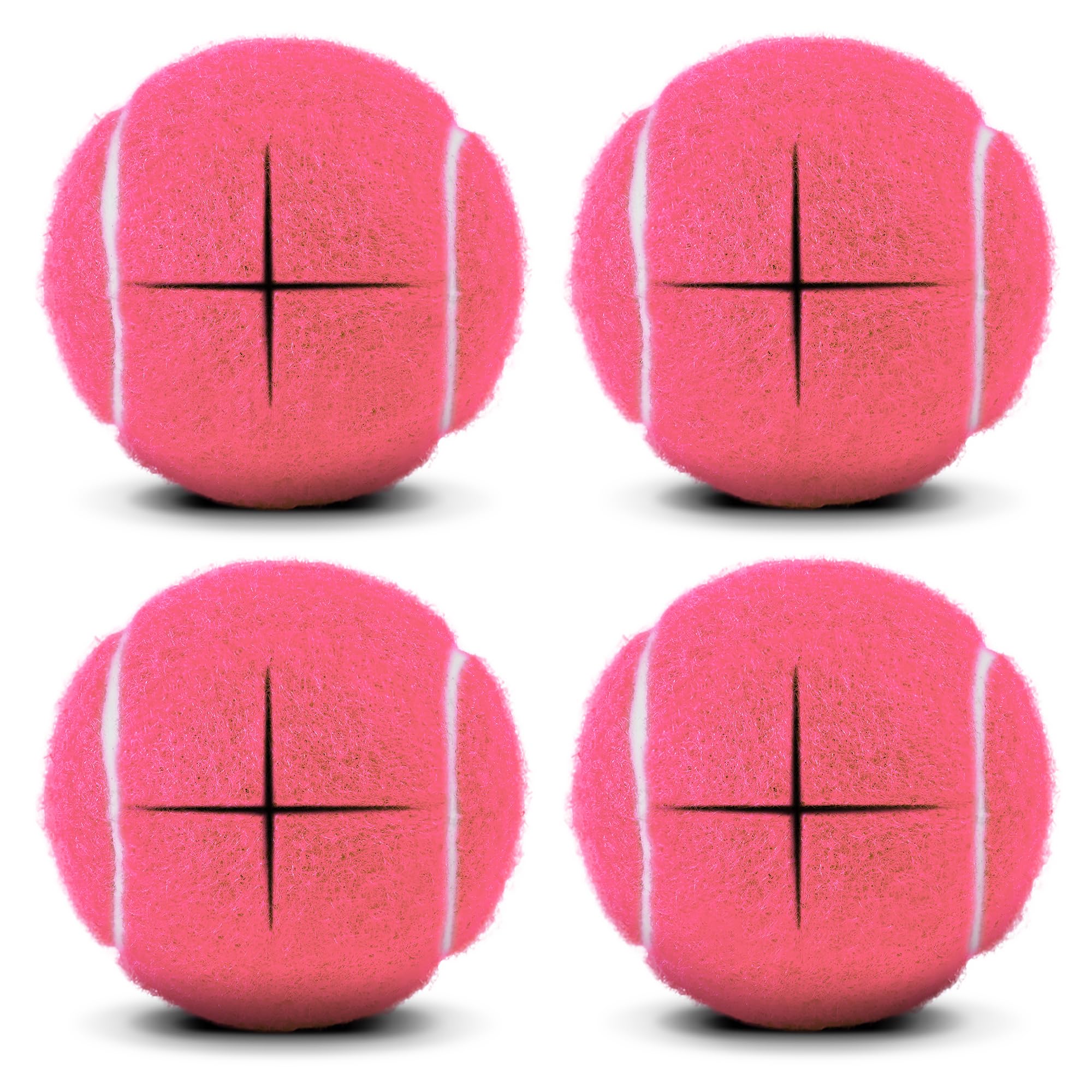 Pre-Cut Tennis Balls for Walkers – Set of 4, Pink
