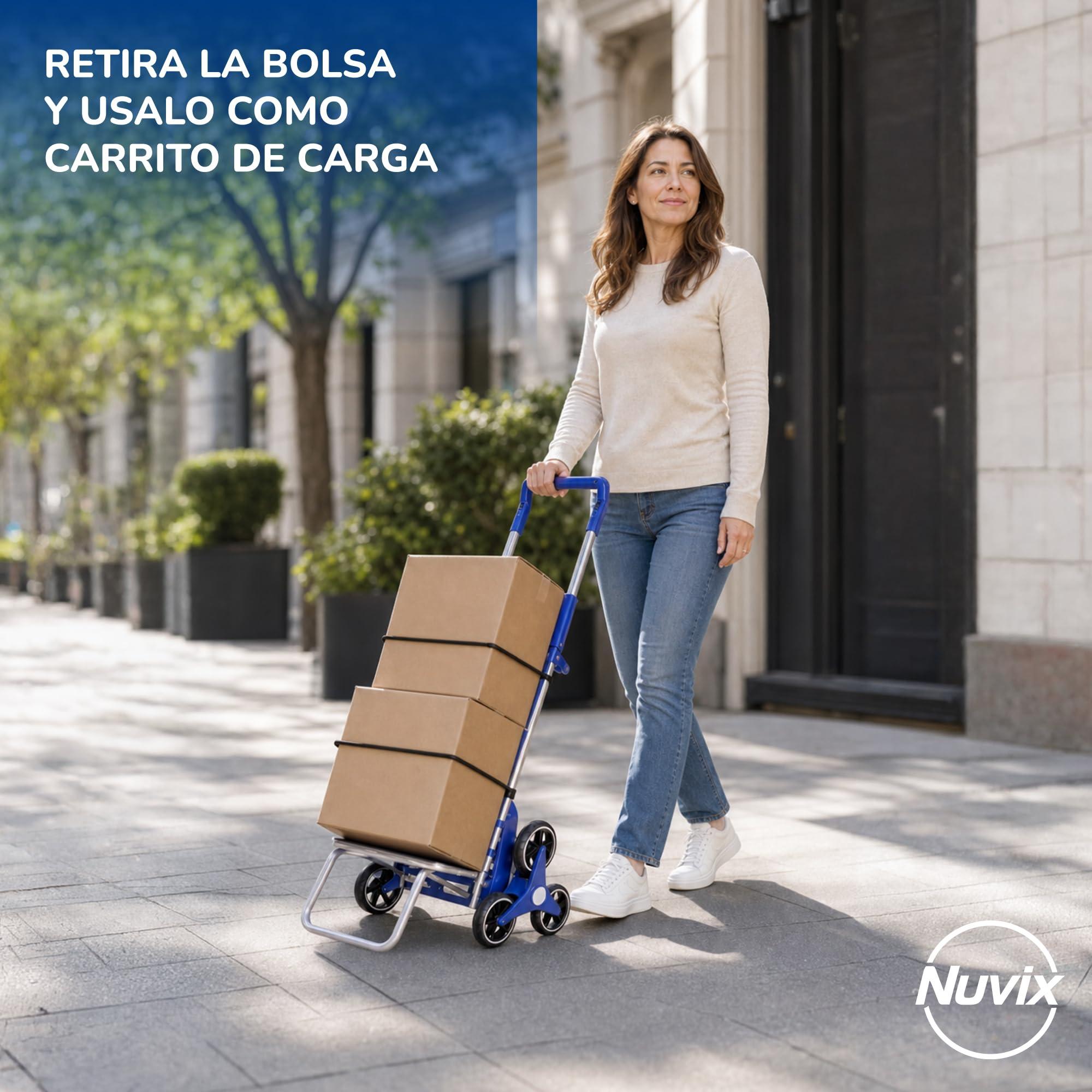 Carro de Compra Eléctrico para Subir Escaleras