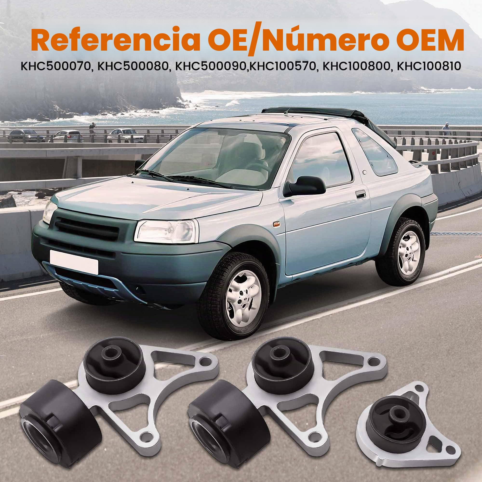 maXpeedingrods 3PCS Differential Mounting Kit For Land for Rover Freelander 1 1996-2006 KHC500090