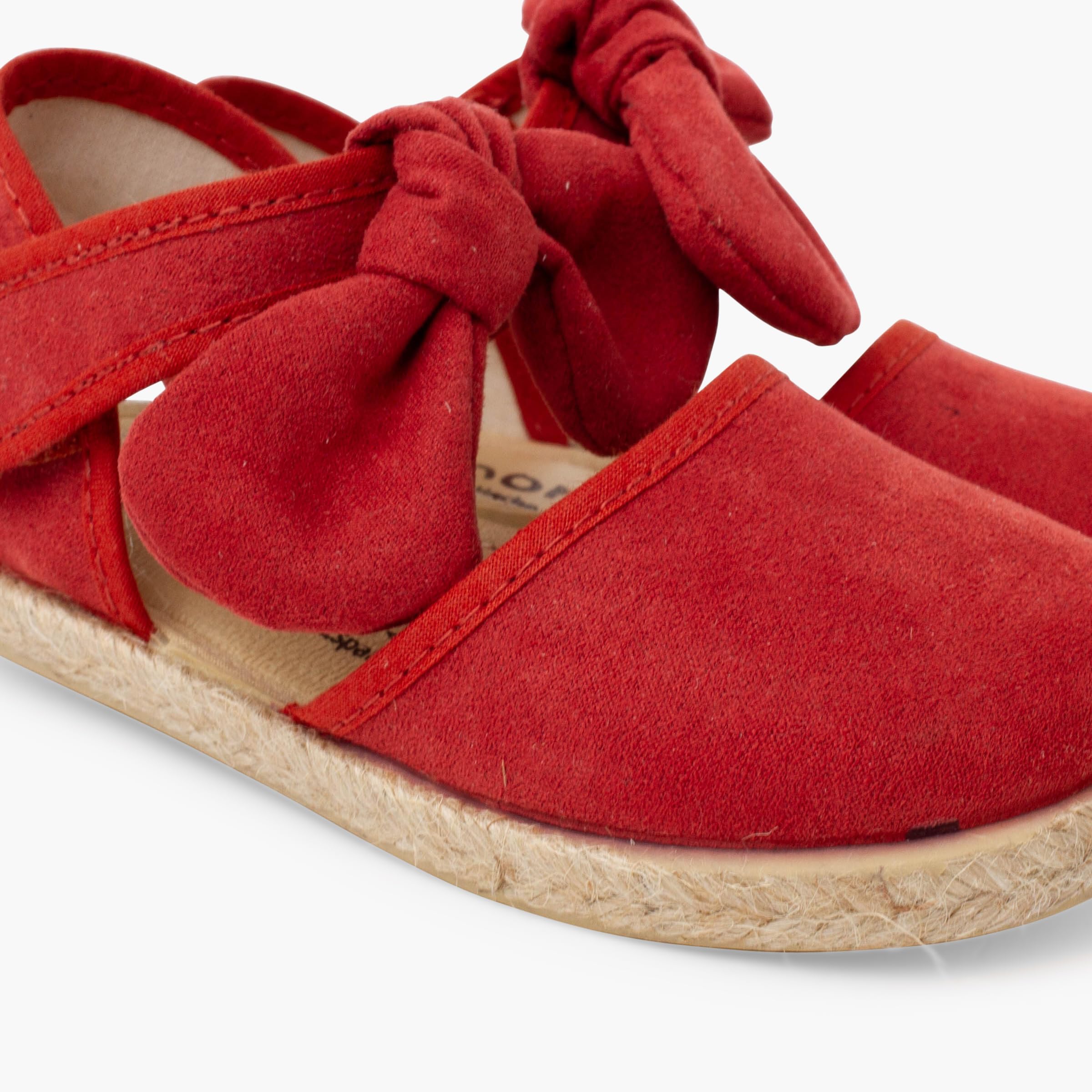 Pisamonas Alpargatas Niña Lazo Suede