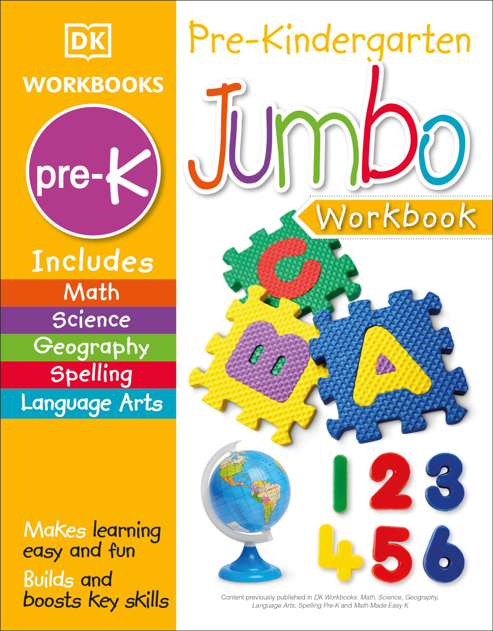 Jumbo Pre Kindergarten Workbook (Dk Workbooks)