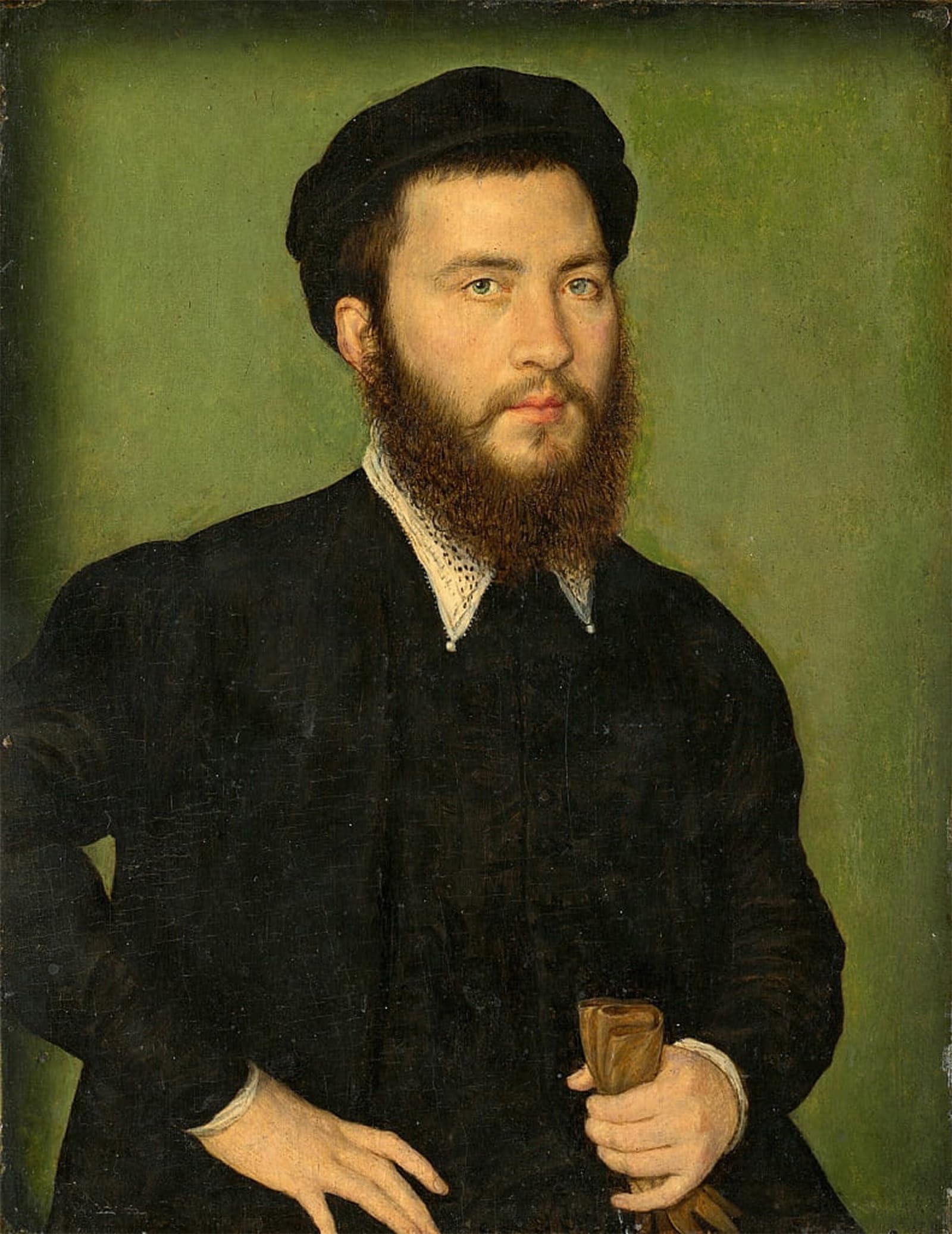 POSTERIIk Vintage Art Print Images Pictures Print Portrait of a Man by Famous painting Modern Colour Posters for Office Home Decor 60x90cm