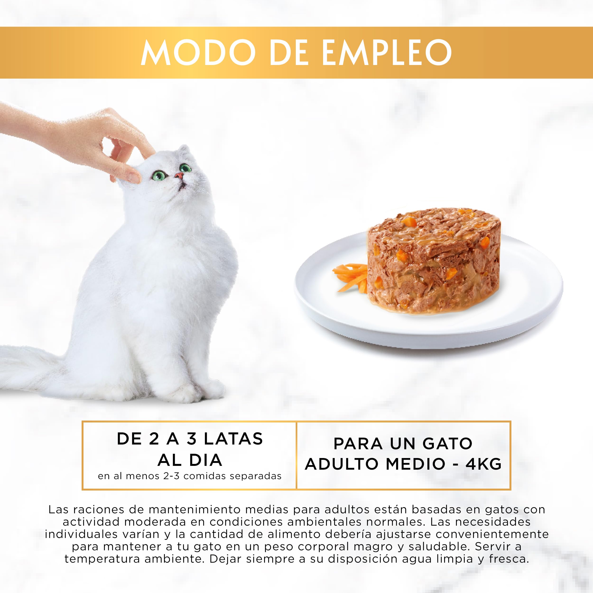 GOURMET Gold Tartelette, Comida Húmeda para Gato Adulto, Paté de Pollo y Zanahorias, Pack de 24 Latas de 85 g