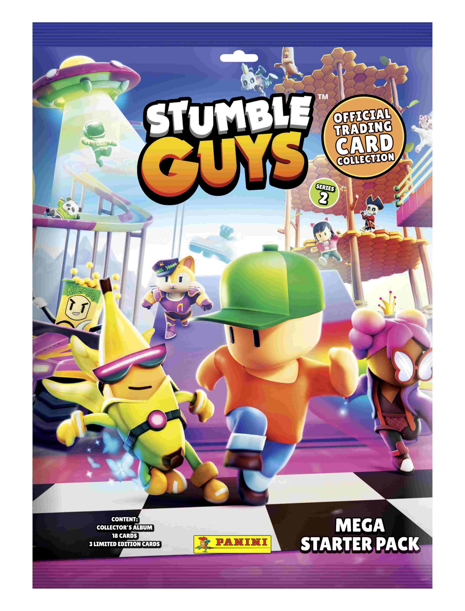 PANINI Stumble Guys Trading Cards 2 Starter Pack (1 Binder + 2 Sleeves + 1 Limited Edition Card)