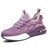 Steel Toe Shoes for Women Men Air Cushion Safety Shoes Breathable Lightweight Construction Industrial Composite Toe Work Sneakers