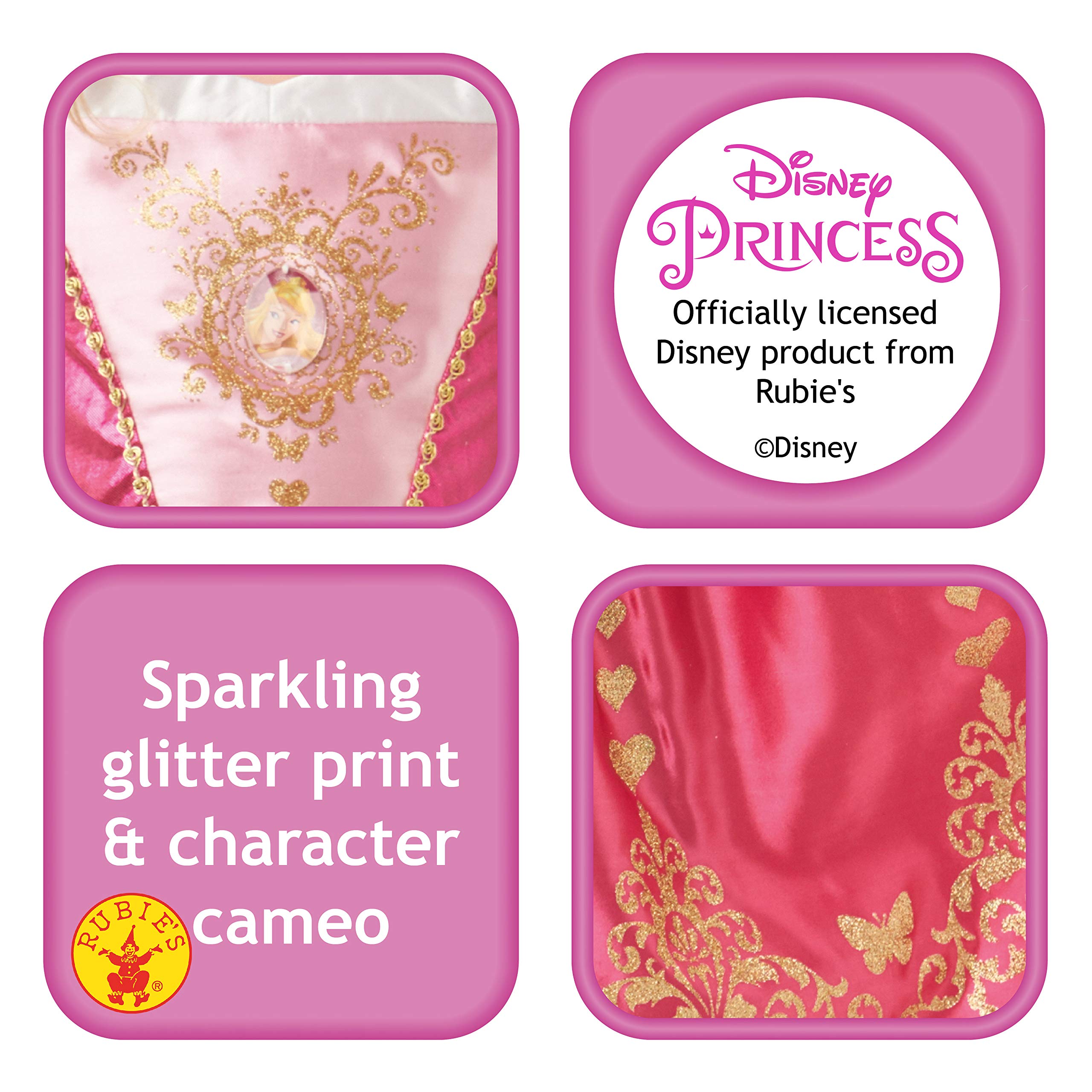 Verkleedjurk Meisje Rubie's 640714M Official Disney Princess Sleeping  Beauty Gem Costume Jurk Belle, image size:2560x2560