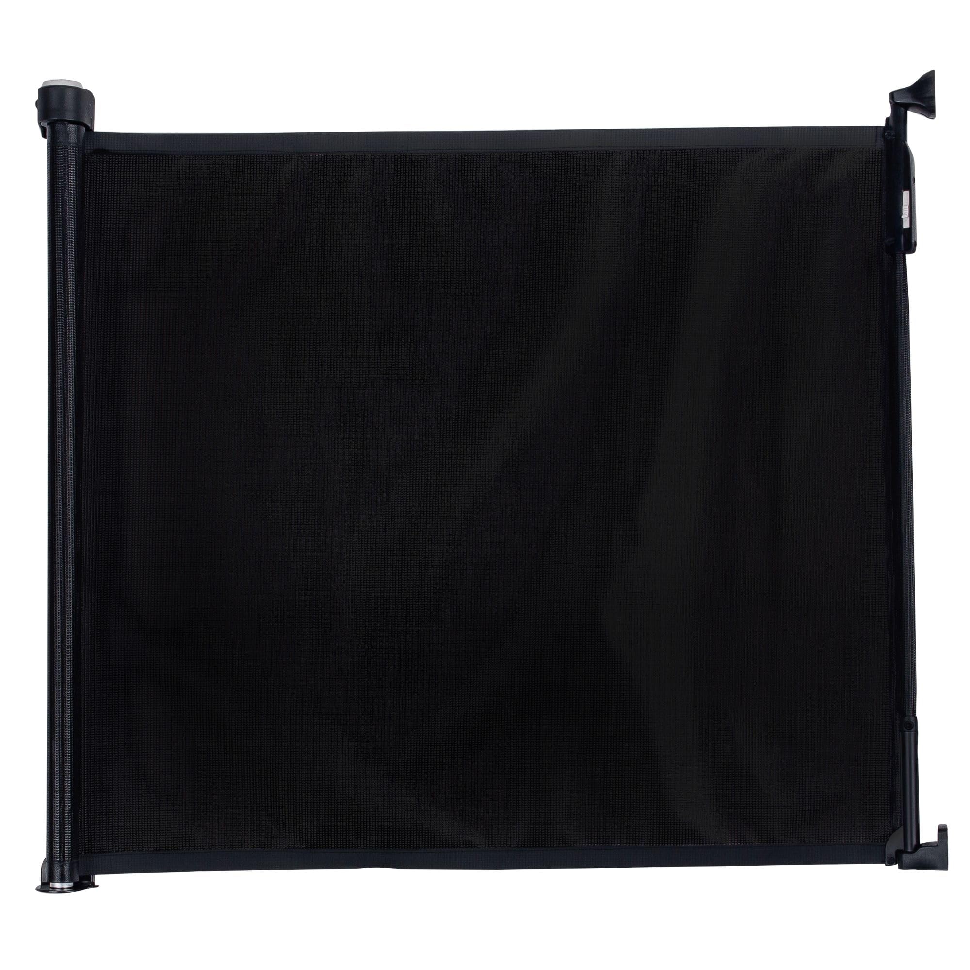 Cardinal Gates RETG Retractable Baby Gate - Mesh Retractable Dog Gate - Extends Up to 55 Inches Wide - 36 Inches Tall - Black