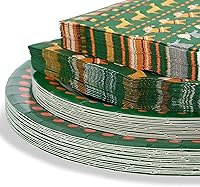 Vista 3 de Juego de platos y servilletas de papel decorativo de alta calidad