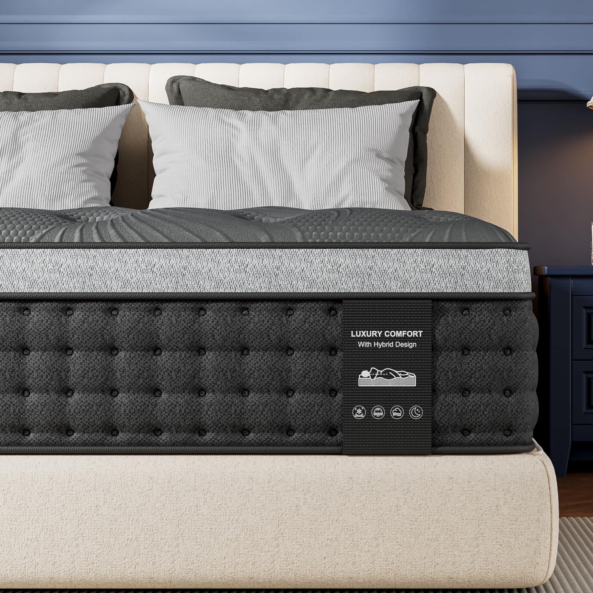 REGOSS Extra Firm Queen Mattress