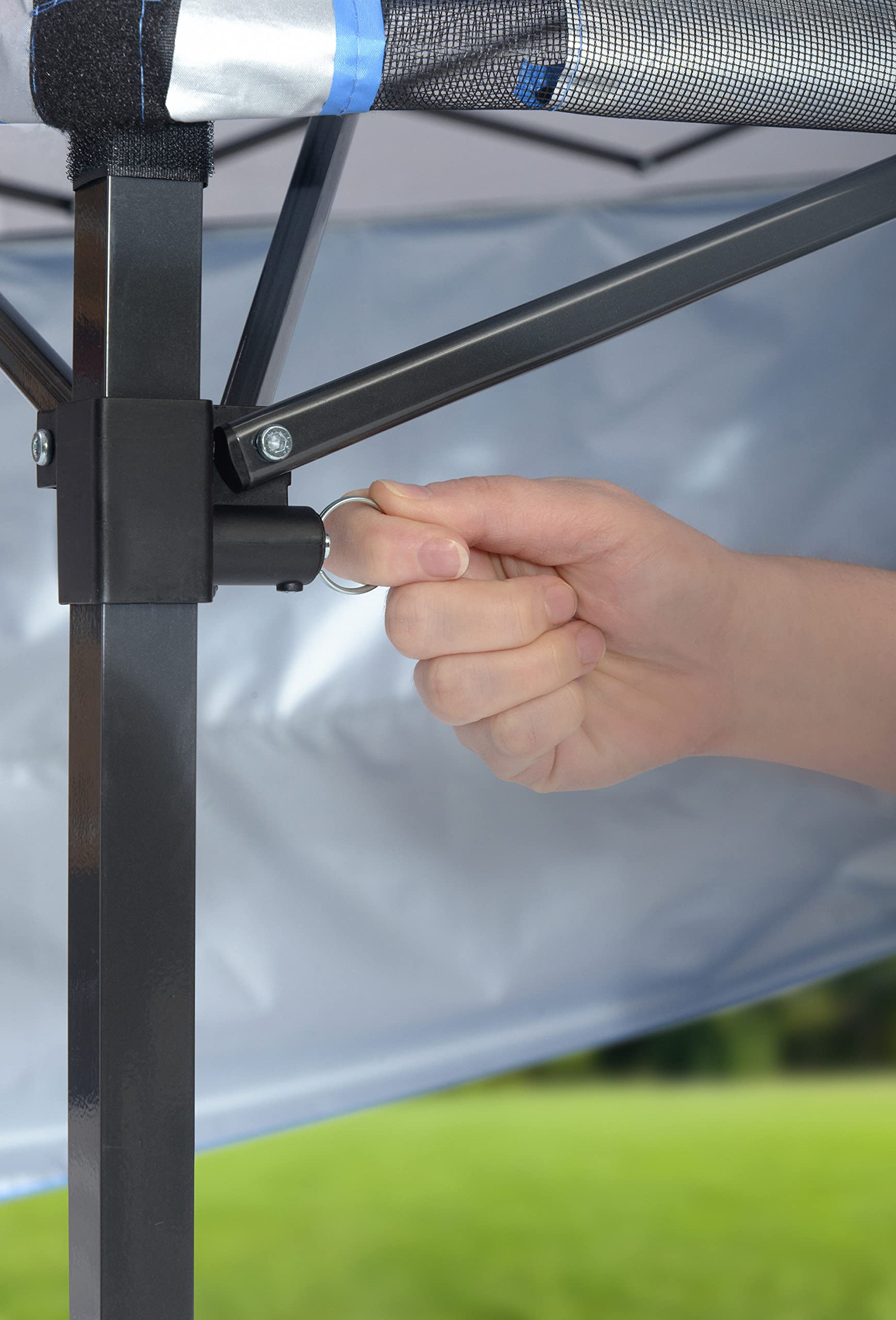 Quik Shade Go Hybrid Sun Protection Pop-Up Compact and Lightweight Base Slant Leg Backpack Canopy