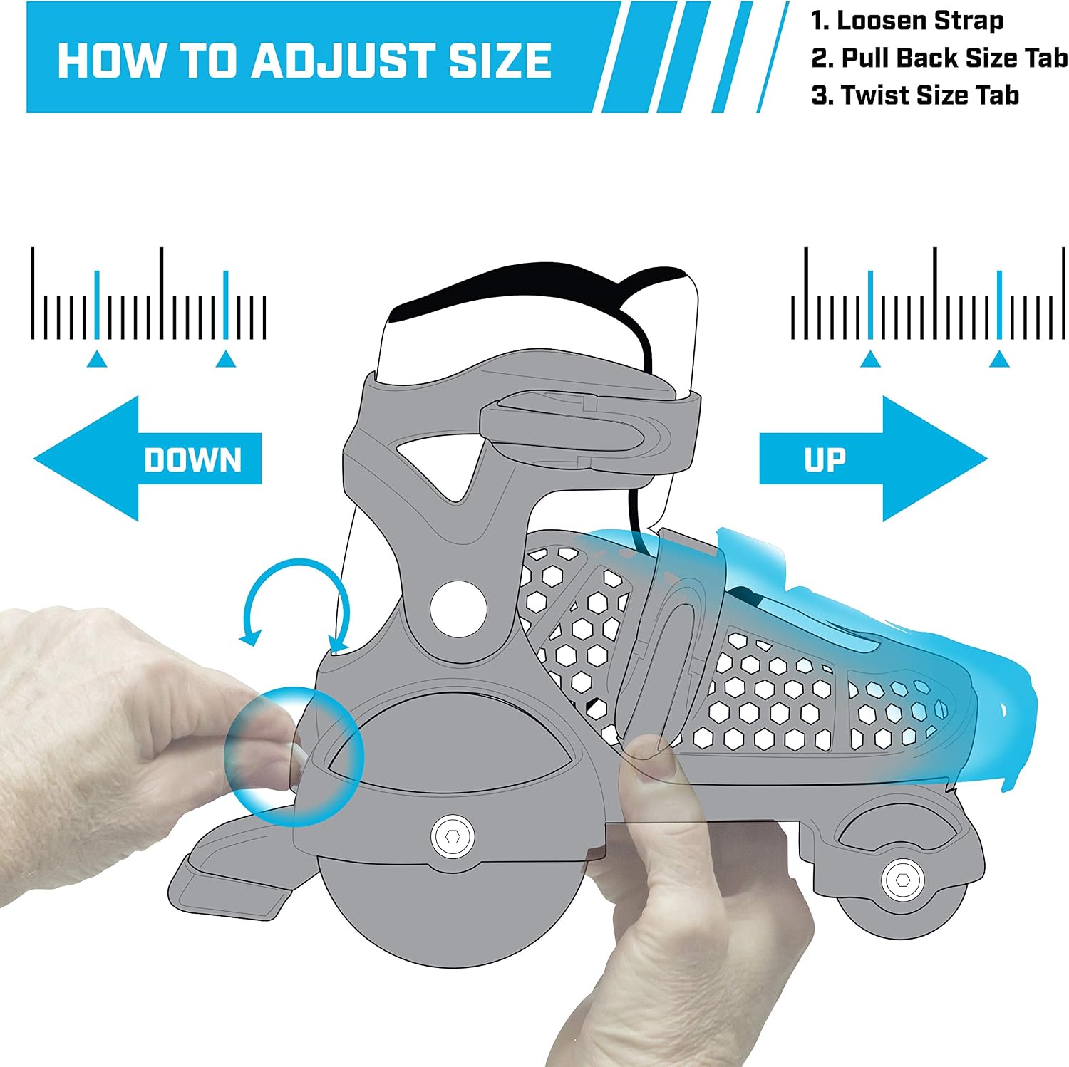 Fun Roll Boy's Jr Adjustable Roller Skate