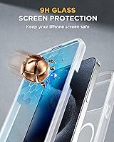 Vista 3 de Miracase Funda magnética para iPhone 15 Pro Max de 6.7 pulgadas compatible con Magsafe Funda de cuerpo completo a prueba de caídas para iPhone 15