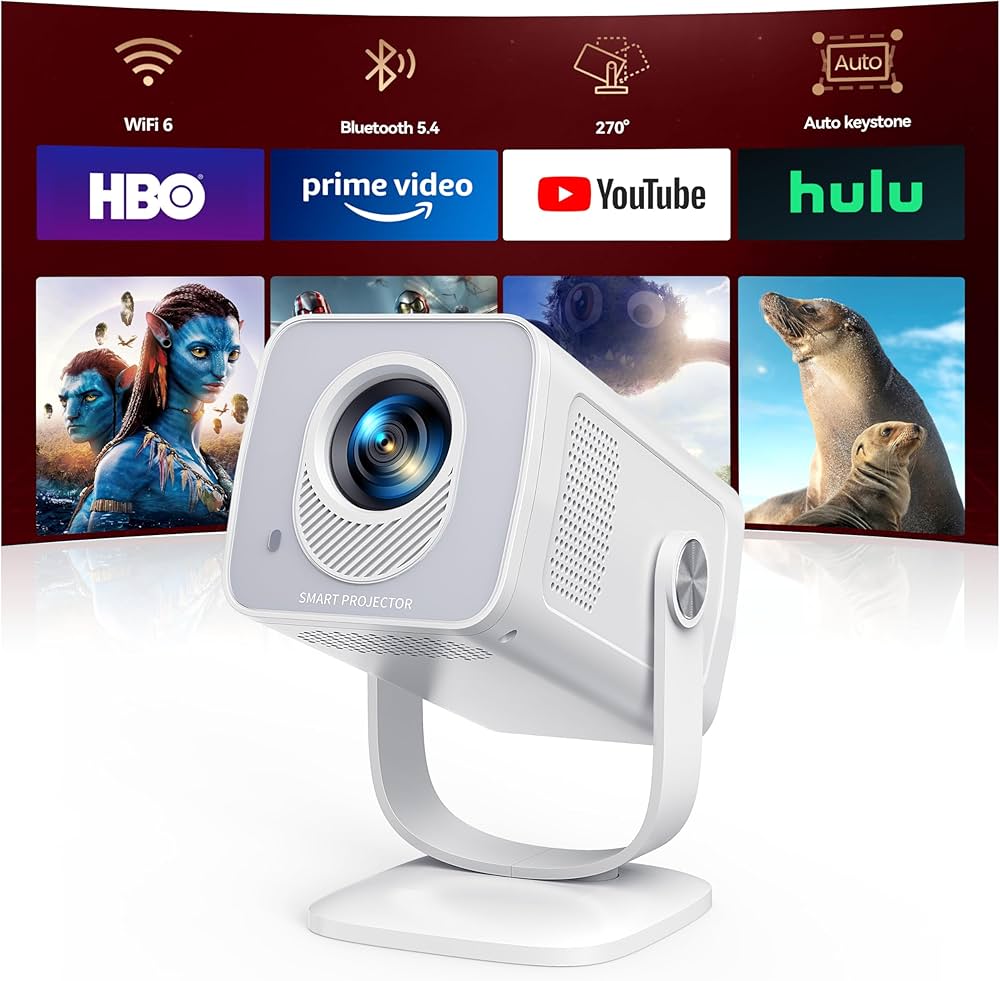 Amazon.co.jp: プロジェクター 小型【TOPTRO-3年保証＆Android TV 搭載