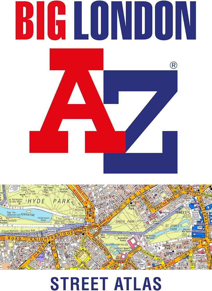 Big London A-Z Street Atlas: Amazon.co.uk: A-Z Maps: 9780008388003
