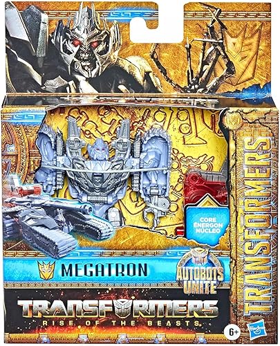 Transformers Rise of The Beasts Autobots Unite Power Plus Series Megatron Figura de acción