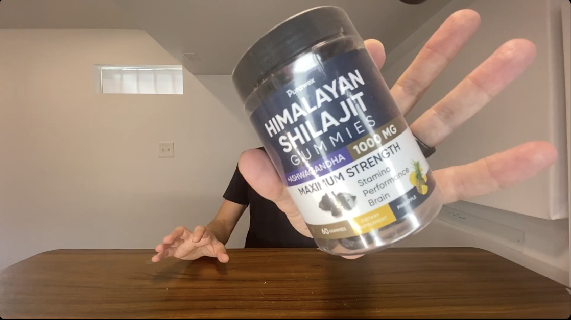 TASTE TEST Himalayan Shilajit Gummy Mushroom Vitamins