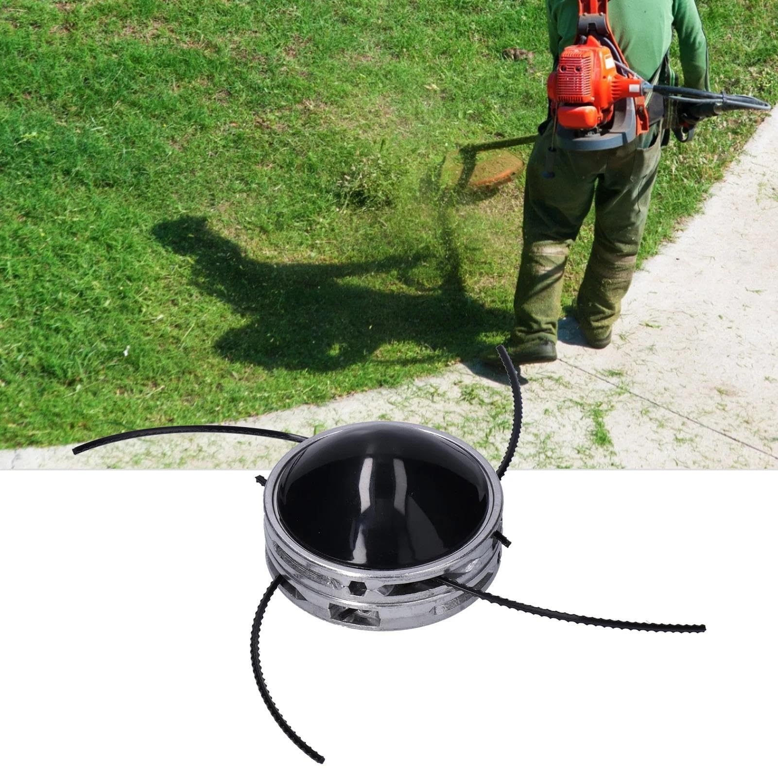 Tête de coupe gazon tête à cordes en aluminium 4 fils for arbre droit 40CC