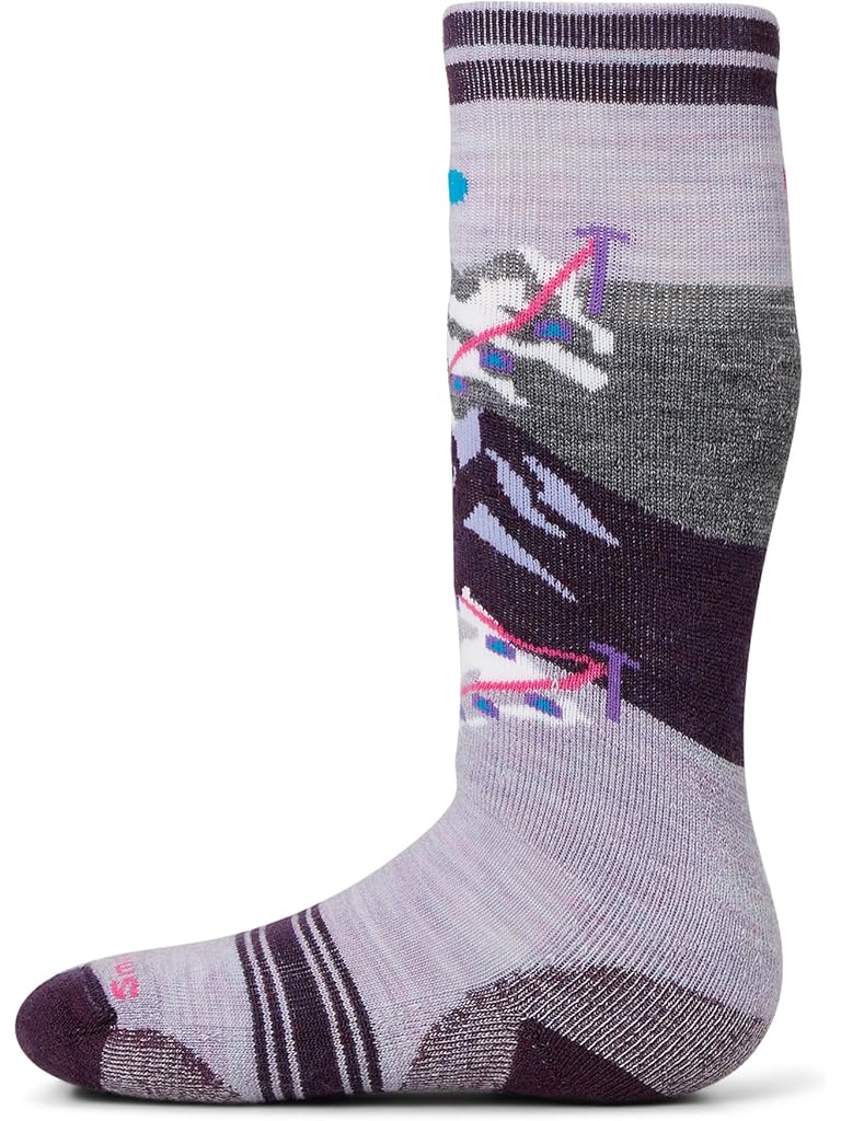 Multi Smartwool Kids' Wintersport Full Cushion Gondola Over The Calf Socks (Toddler/Little Kid/Big Kid)