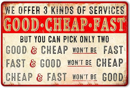 Letrero de metal para taller de trabajo, letrero divertido de lata de garaje, letrero de tienda de neumáticos, letrero de metal retro para oficina,