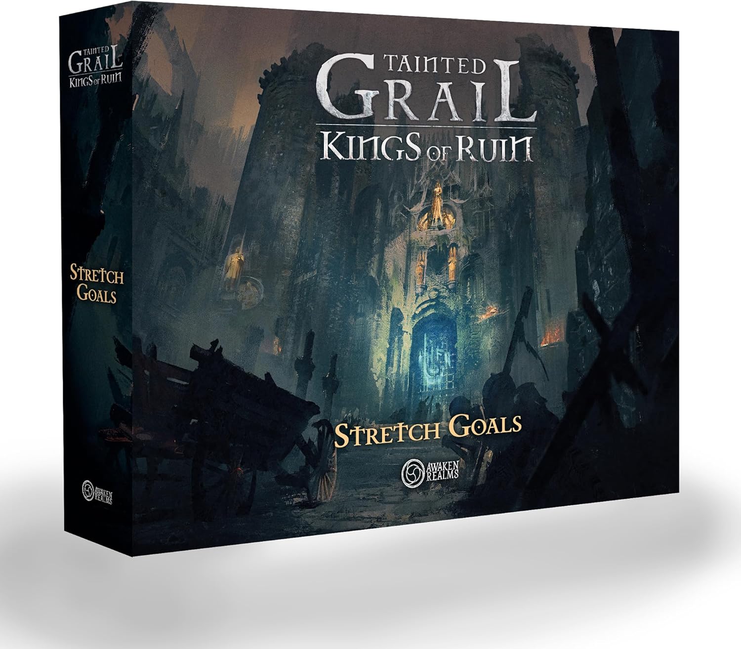 Awaken Realms Tainted Grail: Kings of Ruin Board Game Stretch Goals Expansion - Unlock Additional Adventures and Enhancements! Ages 14+, 1-4 Players, 2-3 Hour Playtime, Made by Awaken Realms