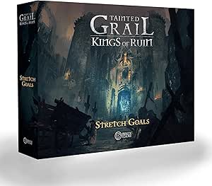 Awaken Realms Tainted Grail: Kings of Ruin Upgraded Resources - Beautifully Sculpted Plastic Markers for Enhanced Gameplay! Ages 14+, 1-4 Players, 2-3 Hour Playtime, Made by Awaken Realms