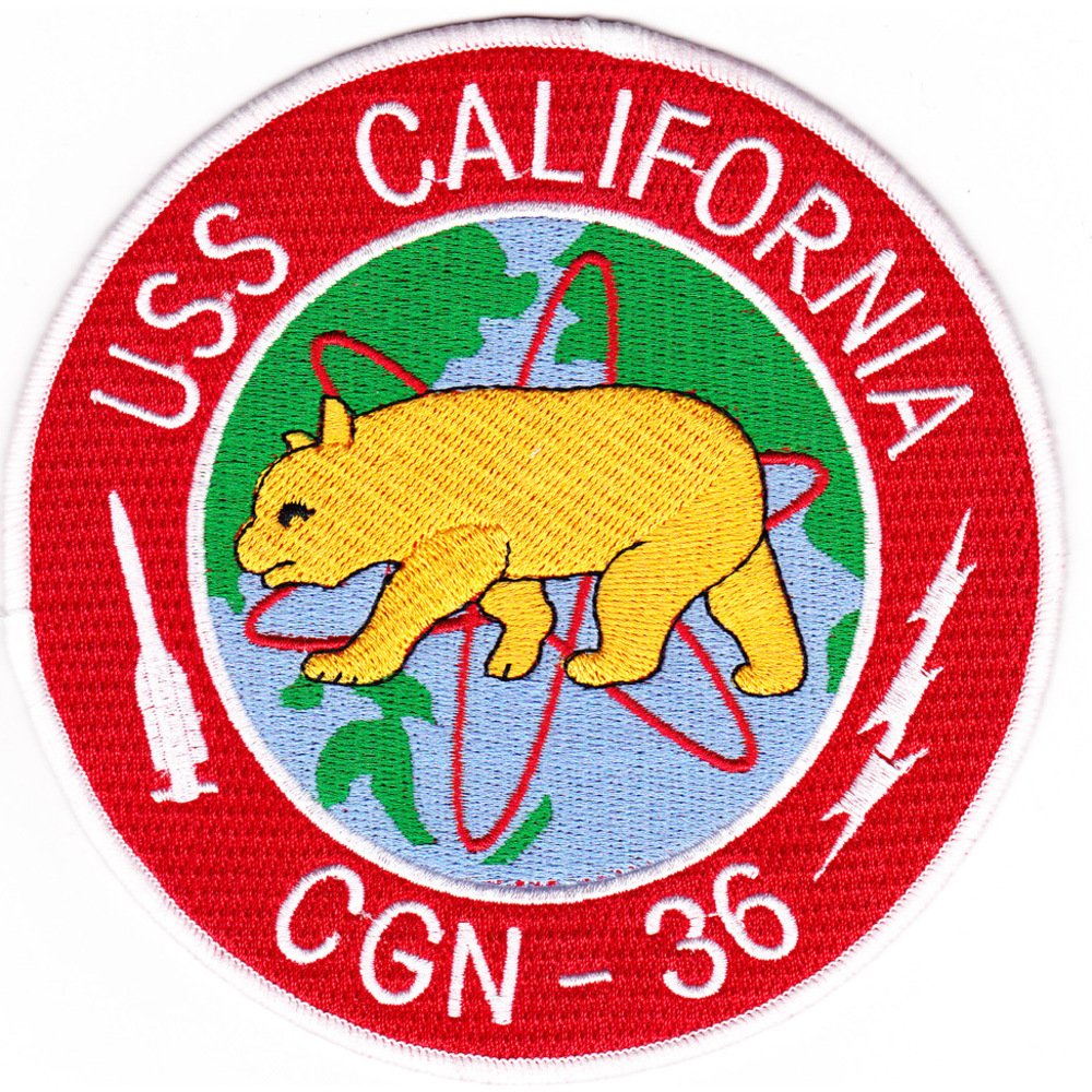 USS California CGN-36 Patch